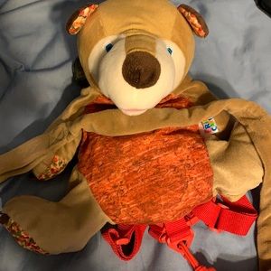 Harness backpack leash